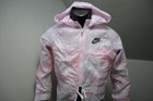Nike Hoodie Jacket Girls Large Pink Tie Dye Windbreaker Full Zip Good