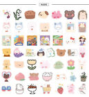 100pcs Cute Pastel Animal Stickers Pack For Children Kids Babies Bear Decal Gift