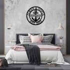 Personalized Anchor Metal Sign  Custom Anchor Nautical Name Sign Wall Decor