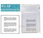 9x12 Clear Bags Suffocation Warning Self Seal Bag 1 5 -st Shipmailers