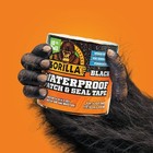 Gorilla 4 In  X 10 Ft  Waterproof Patch   Seal Repair Tape  Black 4612502