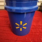 4    Walmart Mini Bucket Blue Yellow Star  7 Pint Mini Bucket 