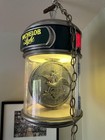 Vintage Michelob Hanging Rotating Beer Light Sign Man Cave Decor
