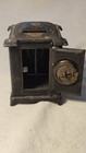 Antique Tin Combination Lock Door Diamond Safe Coin Bank - Pat  Feb 22 1916