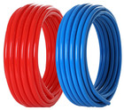 1 2  Pex-b Pipe 2x100ft Rolls  red blue  Clamp Fittings Crimper Plumbing Kit