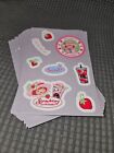 Strawberry Shortcake   Kung Fu Tea - Scratch N  Sniff Stickers - Rare