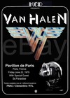 Van Halen 20 X 28 Pavillion De Paris June 22 1979 Custom Concert Poster