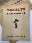 Muntz Tv Sales Parodies 1953 Official Song Book   1971 L a  Times Clipping