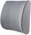 Lumbar Support Pillow For Chair - Back Pain Relief  Washable Cover  Firm Foam  1