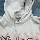  Slipknot White Scratches Hoodie Sweatshirt Size Large L Band Merch Tribal Graph