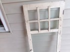 Architectural Slvage 9 Paine Garden Door Elegant Old 40 X 13 Antique White
