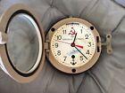 Soviet Russian Vostok Boat ship Submarine Navy Cabin Antimagnetic Clock With Key