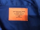 Vintage Usgi Jacket Convalescent Hospital Shirt Blue Nsn 6532-00-299-8076 Large 