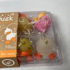 B duck String Lights Rubber Duck Lights Multi-color Yellow Pink White 6  New