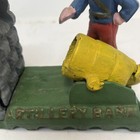 Vintage Cast Iron  artillery Bank  Mechanical Coin Bank