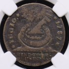 1787 4 Cinq P r  Fugio 1c States United Ngc Vf Details-environmental Damage