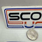 Lot Of 2 Vintage Scott Usa Decal Goggle Motocross Ahrma Bumper Sticker 2  X 5 
