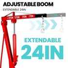 2 Ton 4409lbs Folding Engine Hoist Hydraulic Cherry Picker Shop Crane Hoist Lift