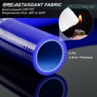 Silicone Coolant Radiator Hose Kit Fit For 1996-04 Ford Mustang Gt 4 6l V8 Blue