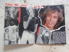 The Bee Gees Rare Miniature Vintage 80s Special Cover Magazine Robin Gibb Barry