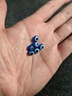 6pcs 8mm Oval Beads Evil Eye Resin Spacer Beads For Jewelry Making Diy Bracelet