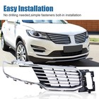 Chrome Front Grille Grill Assembly For 2015-18 Lincoln Mkx Right Passenger Side