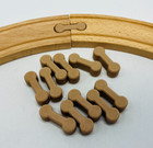 Wooden Train Track Dog Bone Connectors Compatible With Thomas Ikea Brio Lot X12