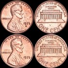 1979 P And D Lincoln Memorial Cents  2  Random Coins From Obw Rolls Bu