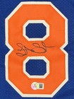 Latrell Sprewell Signed New York Knicks Custom Jersey Beckett Witness Bas Coa