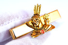 Indian Head Inc Vintage Textile Mill Advertising Natona Mills Tie Bar Cuff Links