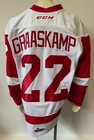 2013-2015 Charley Graaskamp  22 Soo Greyhounds Ohl Game Used Worn Hockey Jersey