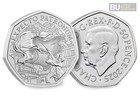 Brand New 2025 Uk 50p Coin Harry Potter  The Patronus Certified Bunc Coin Charm