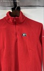 Columbia Georgia Bulldogs 1 4 Zip Pullover Men s Medium Red College
