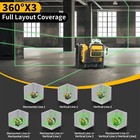 Dewalt Dw089lg 12v 360 Green Laser Level 12 Line Precision Tool Self-leveling