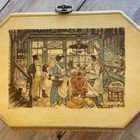 Anton Pieck Wall Decor Art Prints Octagon Framed Vintage Dutch Scenes