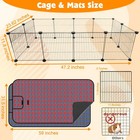 Large Guinea Pig Cage Habitat With 2 Pcs Waterproof Bedding  8sq Ft Guinea Pi   