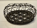 Flower Frog Vintage Metal wire Expandable 5 5   l X 3    W 3 5    T   Oval Shaped
