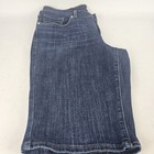 Levi s Women s Stretch Bermuda Dark Blue Denim Shorts Size 30