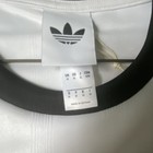 Adidas Originals White black 3-stripes Logo Crew Neck T-shirt Men   s M