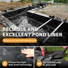 40x40ft Waterproof Hdpe Pond Liner Pond Liners Fish Liner Gardens Landscaping Us