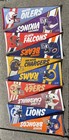 Vintage Nfl Team Felt Pennants Lot Of 10 49ers Oilers Broncos Bears Rams Loins C