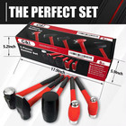 5-piece Hammer Set  16oz Ball Peen Hammer   32oz Ball Peen Hammer   32oz Rubber