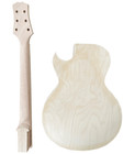 Diy Single Cut Electric Guitar Kits  Mahogany Body And Neck Rosewood Fingerboard