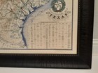1836 Revolutionary Map Of Texas Framed By John Davis
