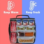 Opux Extra Large Insulated Lunch Box Men Women  Bag For Large  Black