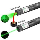 2pc 2in1 Green Laser Pointer Pen 532nm Visible Single Beam Light Astronomy Lazer