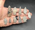 Wow  Group Of 10 Onondaga Spears -pa Indian Artifact--ex Summers-middlesex  Ny