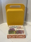 Vintage Tupperware Tuppertoys 8 Stencil Squares And Carrying Case