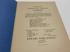 1951 Native Famous American Indian Chiefs Red   Color Book Vtg