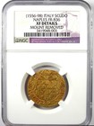 1556-98 Italy Gold Naples Scudo Coin Fr-836 - Certified Ngc Xf Details  ef 